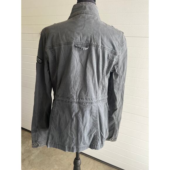 Aeropostale Gray Full Zip Jacket - Women's Size M - Picture 4 of 9